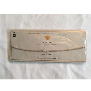 Me To We Rose Quartz Choker / Bracelet / Necklace